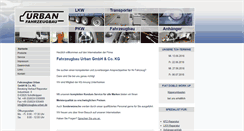 Desktop Screenshot of fahrzeugbau-urban.de